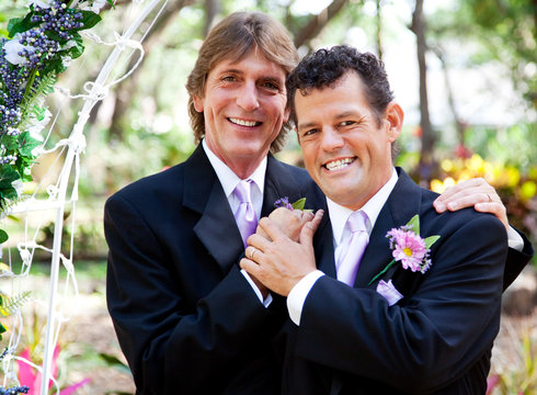 Gay Couple - Wedding Portrait