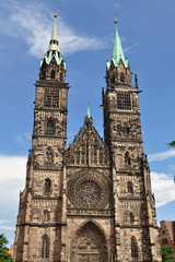 Sankt Sebaldus church in Nuremberg,Germany
