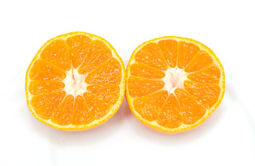 orange in the background. macro