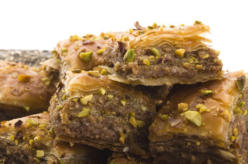 Baklava. Traditional middle east sweet desert