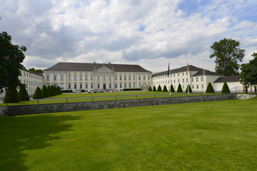 Obraz premium Schloss, Bellevue, Amtssitz des Bundespräsidenten, Berlin