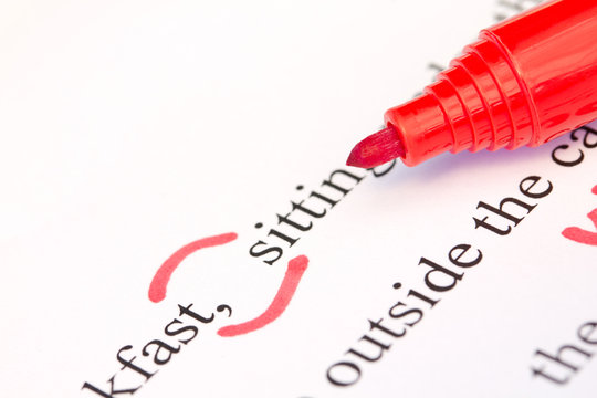 Proofreading Pen Closeup