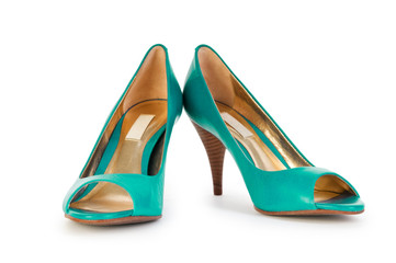 Female shoes in fashion concept