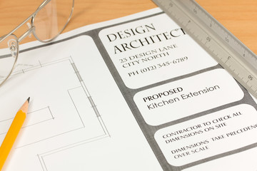 Architect Plans for New Kitchen