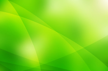 Green light abstract background or texture