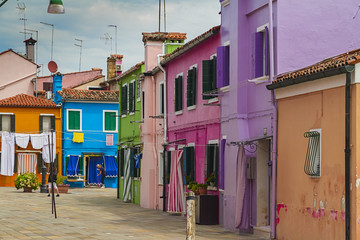 Fototapeta na wymiar Burano wyspa w Wenecji