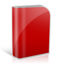 Blank Red box on white background.