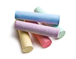 colorful chalks