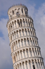 The Leaning Tower of pisi symbol of European holidays in Italy