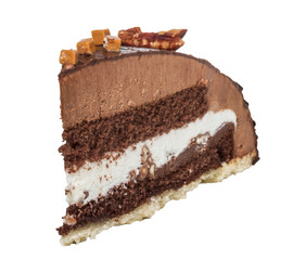 Piece of chocolate cake