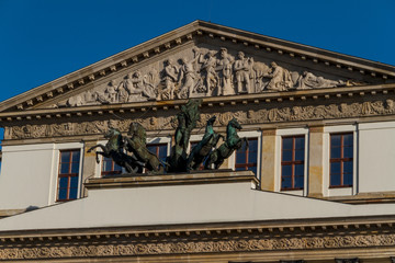 Warsaw, Poland - National Opera House and National Theatre build