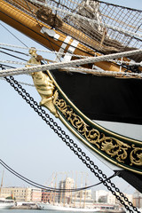 Detalle del buque Amérigo Vespucci © pepereyes