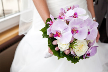 Brautstrauß aus Orchideen