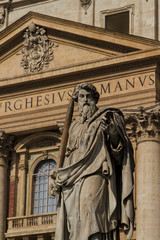 Obraz premium Basilica di San Pietro, Vatican, Rome, Italy