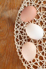 Organic eggs