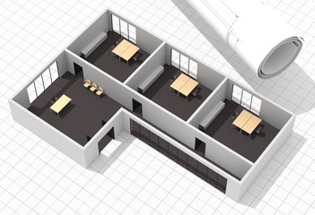 3D-Büroplanung