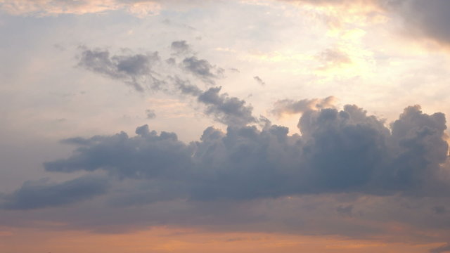 Cloudscape, time lapse