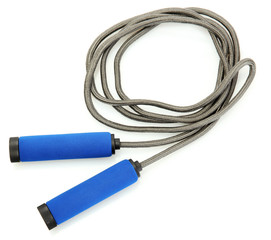 skipping rope isolated on white.