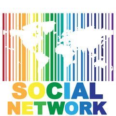 BARCODE COLOR SOCIAL NETWORK