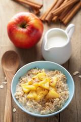 cereal with caramelized apple