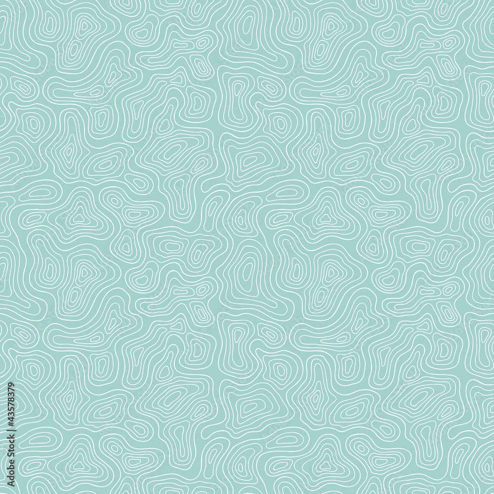 Poster seamless blue abstract hand drawn pattern. vector