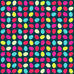 Colorful egg pattern. Vector