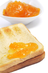 toast with jam