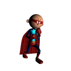 Cartoon superhero