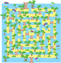 summer tropical labyrinth