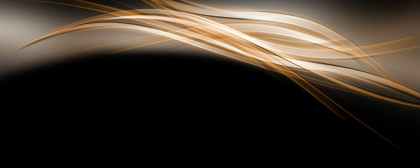 Abstract elegant wave panorama background design with space for your text