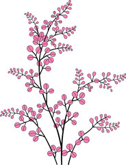 Wallpaper with leaves