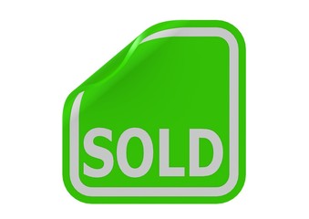 Sold sticker