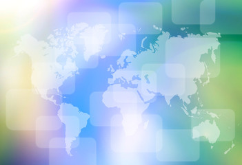 Obraz premium abstract the world technology background