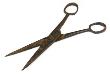 Old hair cutting scissor