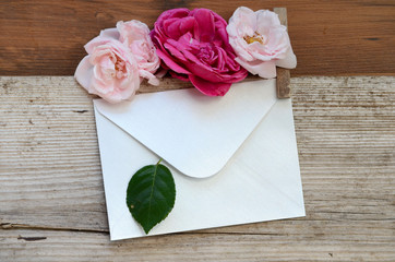 Gutschein Rosen Brief