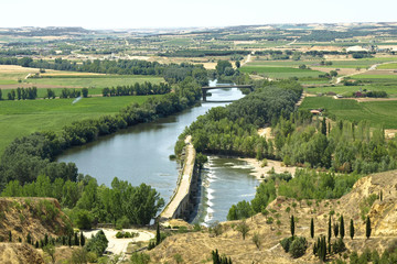 duero river from Toro (Zamora) - obrazy, fototapety, plakaty