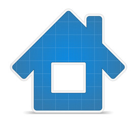 Blueprint House Icon