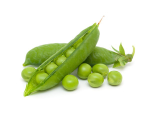 pods of fresh pea
