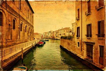 Plakat Venice - old paper - old card