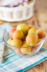 Fresh apricots