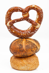 Brezel und Semmel