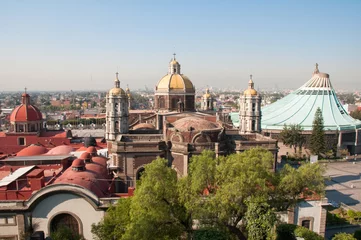 Crédence de cuisine en verre imprimé Mexique Our Lady of Guadalupe in Mexico city