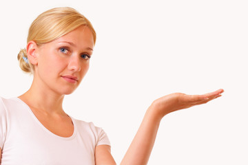 Fototapeta premium Pretty blonde woman