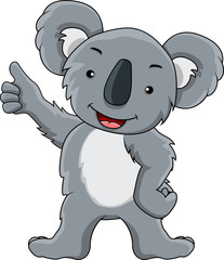 funny koala cartoon