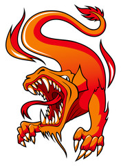 Fire Dragon, vector