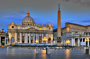 Foto auf Acrylglas Petersdom, Rom © fabiomax