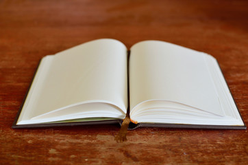 note book open