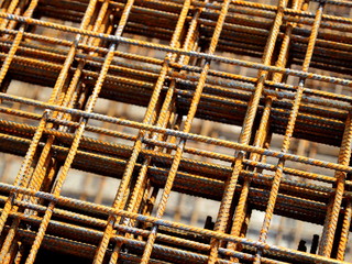 Reinforcing bar mesh