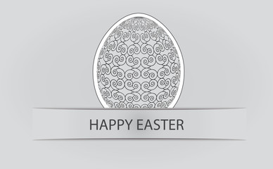 background with Easter egg