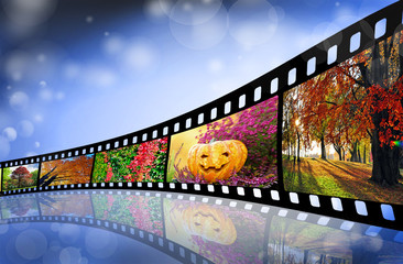Farbfilm mit Herbstmotiven